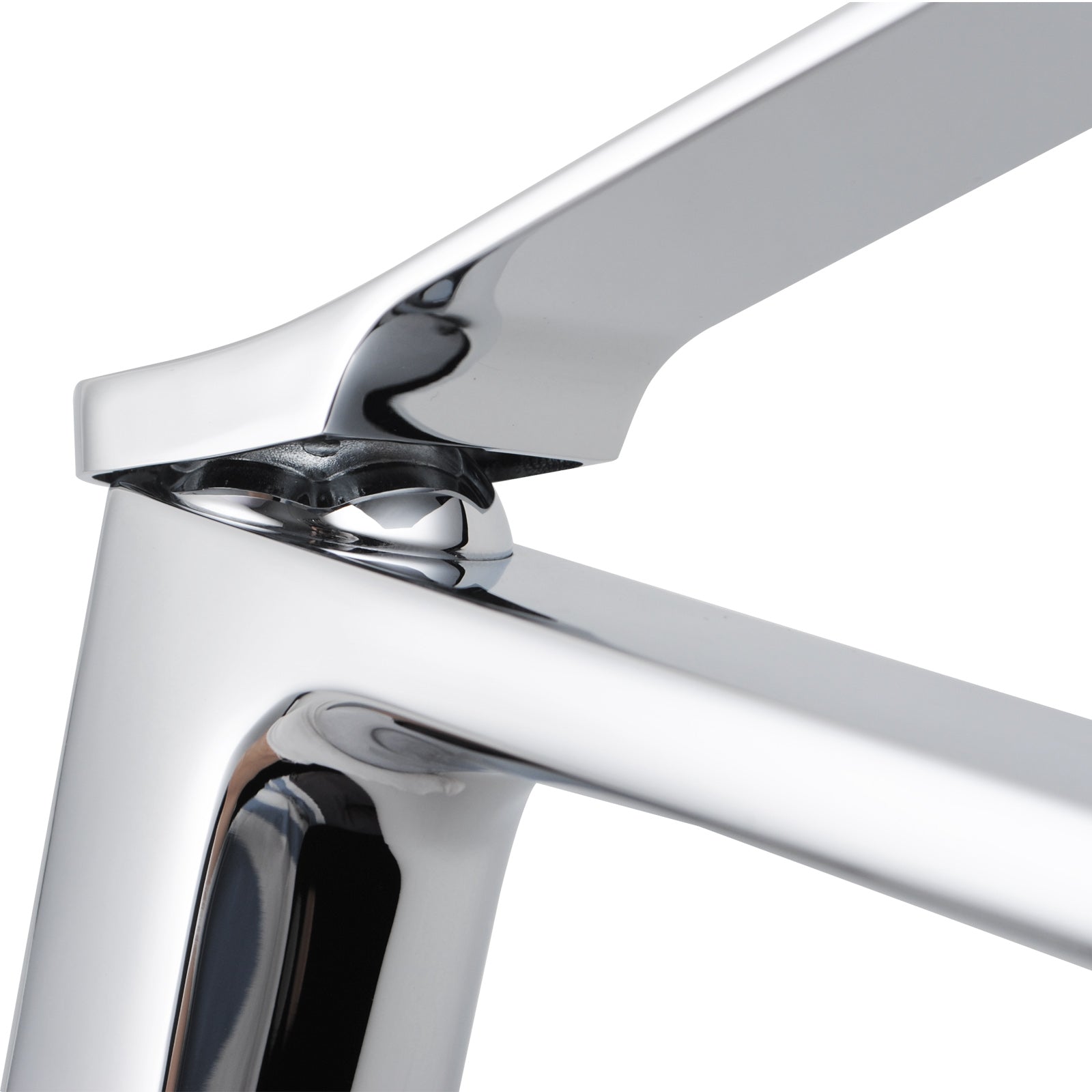 Enhance your bathroom with the RUSHY Solid Brass Short Basin Mixer in chrome silver. Durable and stylish. Perfect for any decor. Order now!-Basin Mixer-Ezymall AU