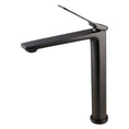 Load image into Gallery viewer, Upgrade your basin with the RUSHY Solid Brass Tall Basin Mixer in Brushed Gunmetal Dark Grey. Durable and stylish. Fast shipping Australia wide.-Basin Mixer-Ezymall AU
