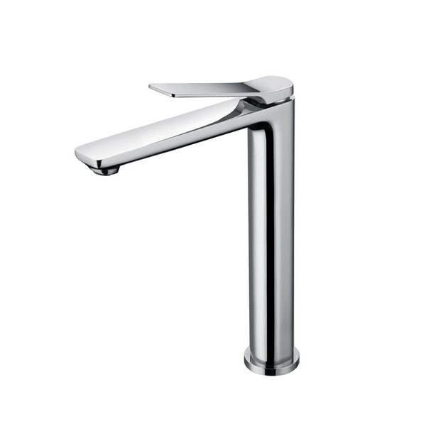 Upgrade your basin with the RUSHY Solid Brass Tall Basin Mixer in Chrome Silver. Durable and stylish, this mixer adds a touch of elegance. Fast shipping Australia wide.-Basin Mixer-Ezymall AU