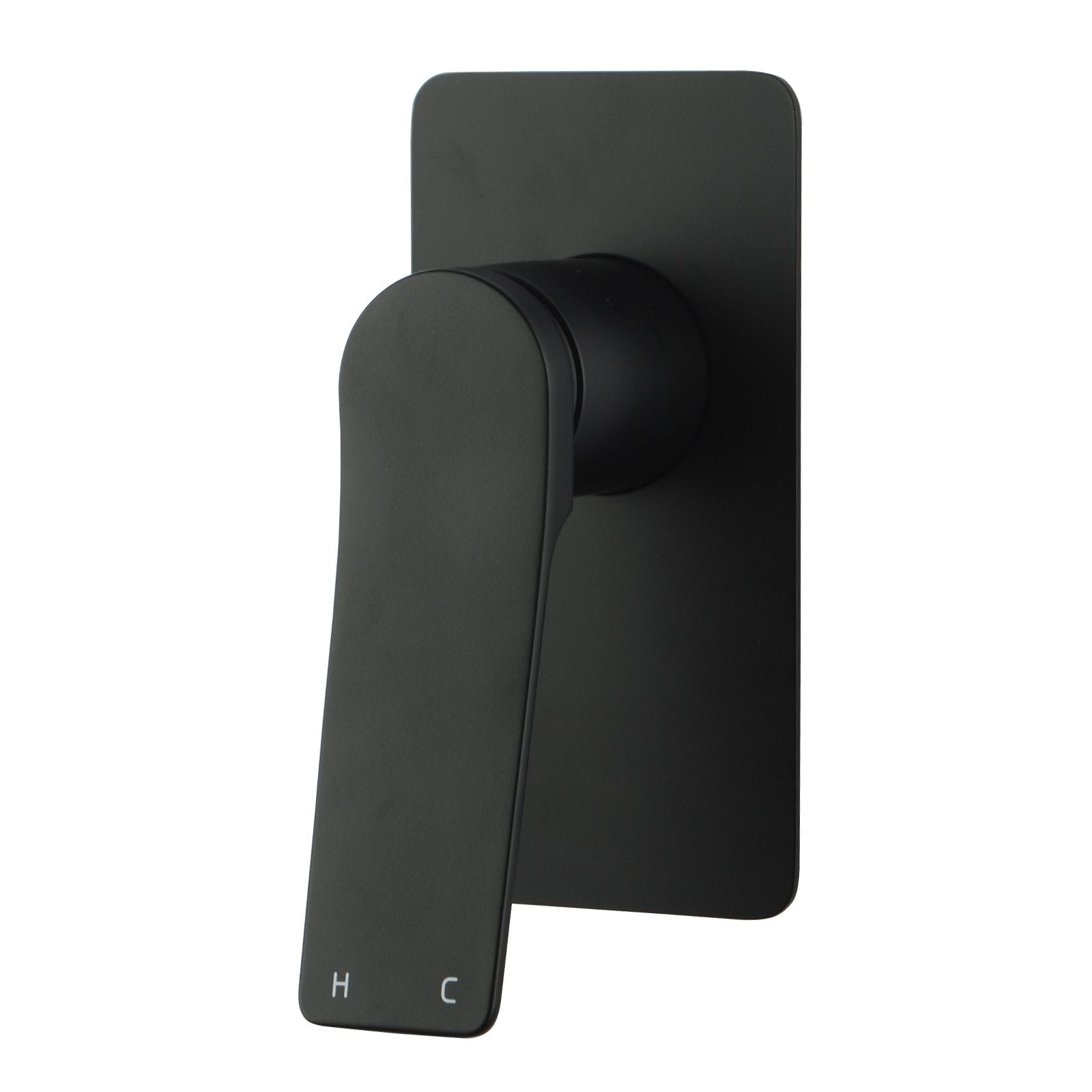 This RUSHY solid brass wall mixer in black offers durability and a sleek design. Perfect for any modern bathroom. Shop now and enjoy fast shipping!-Wall Mixer-Ezymall AU