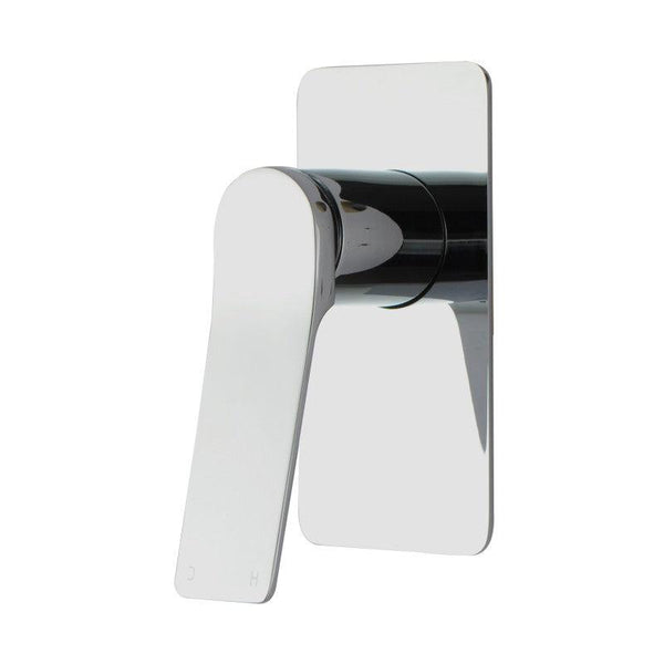 This RUSHY solid brass wall mixer in chrome silver offers durability and a sleek design. Perfect for any modern bathroom. Shop now and enjoy fast shipping!-Wall Mixer-Ezymall AU