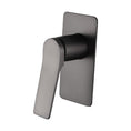 Load image into Gallery viewer, This RUSHY solid brass wall mixer in brushed gunmetal dark grey offers durability and a sleek design. Perfect for any modern bathroom. Shop now and enjoy fast shipping!-Wall Mixer-Ezymall AU
