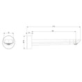 Load image into Gallery viewer, Enhance your bathroom with the RUSHY Solid Brass Spout in Chrome Silver. Durable, stylish, and easy to install. Shop now for a modern touch!-Spout-Ezymall AU
