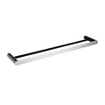 Load image into Gallery viewer, Upgrade your bathroom with the RUSHY 600mm Stainless Steel Double Towel Rail in Black and Chrome Silver. Stylish, durable, and easy to install. Shop now!-Towel Rail-Ezymall AU
