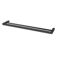 Load image into Gallery viewer, Enhance your bathroom with the RUSHY Stainless Steel 600mm Double Towel Rail in Black. This durable and stylish towel rail provides ample space for your towels. Fast shipping Australia wide.-Towel Rail-Ezymall AU
