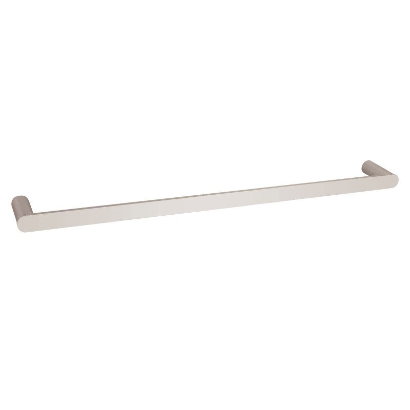 Keep your towels organized with the RUSHY Stainless Steel 600mm Single Towel Rail in brushed nickel silver. Durable, stylish, and easy to install. Perfect for any modern bathroom. Order now!-Towel Rail-Ezymall AU