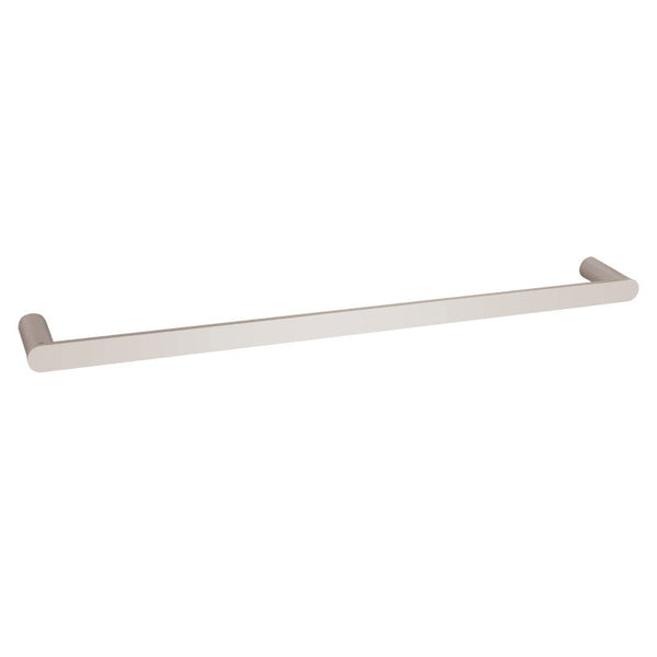 Keep your towels organized with the RUSHY Stainless Steel 800mm Single Towel Rail in Brushed Nickel Silver. Durable and stylish for any bathroom. Buy now!-Towel Rail-Ezymall AU