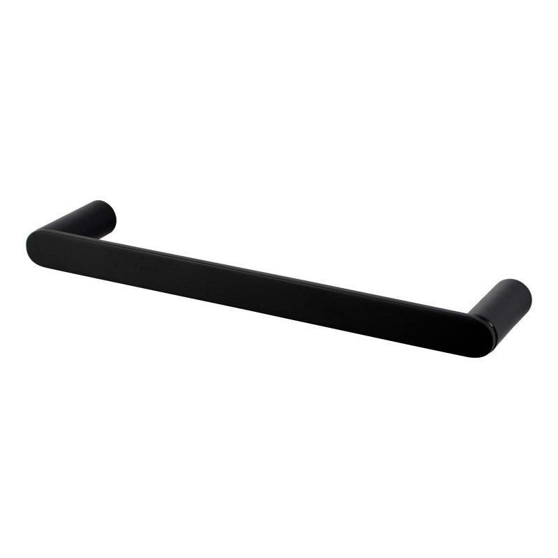 Keep your hand towels organized with this RUSHY black stainless steel hand towel rail. Durable, stylish, and easy to install. Perfect for any bathroom or kitchen.-Hand Towel Rail-Ezymall AU