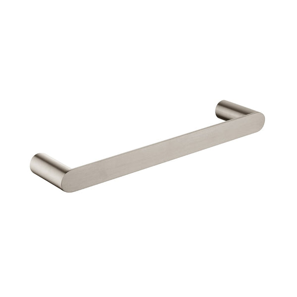 Upgrade your bathroom with the RUSHY Stainless Steel Hand Towel Rail in Brushed Nickel Silver. This stylish and durable towel rail is perfect for keeping your hand towels neat and easily accessible. Shop now!-Hand Towel Rail-Ezymall AU