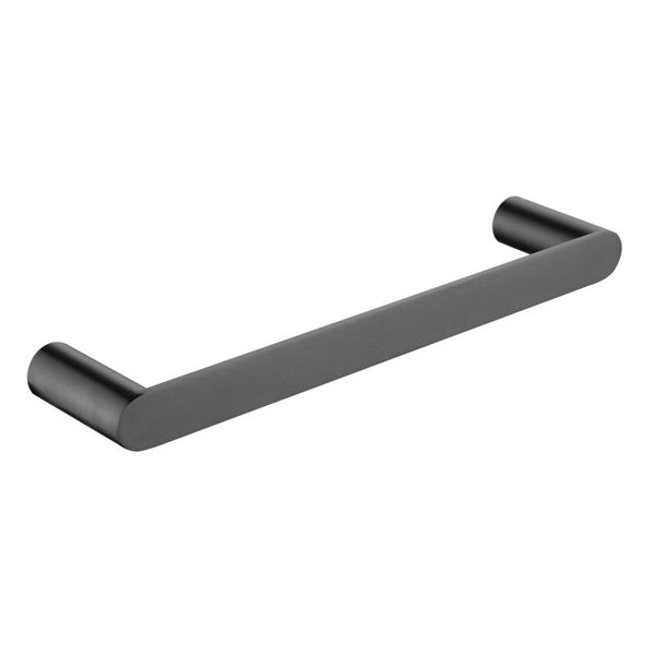 Add a touch of modern elegance to your bathroom with the RUSHY Stainless Steel Hand Towel Rail in Gunmetal Dark Grey. This durable and stylish towel rail is perfect for keeping your hand towels within easy reach. Shop now!-Hand Towel Rail-Ezymall AU