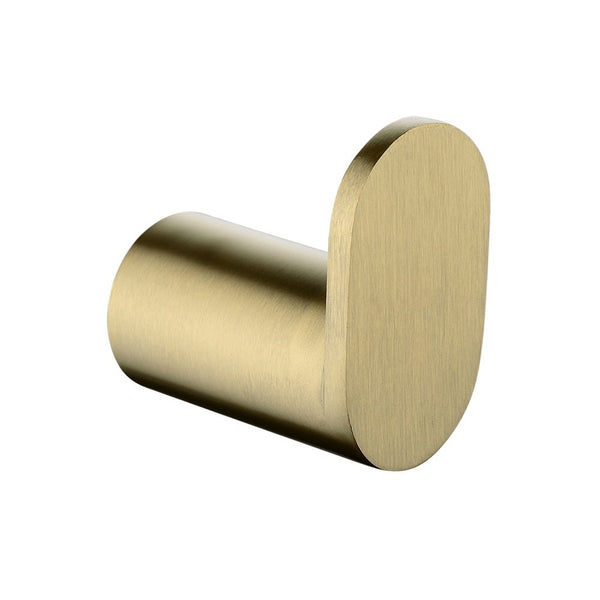 Add a touch of elegance with the RUSHY Stainless Steel Robe Hook in brushed brass gold. Durable, stylish, and easy to install. Perfect for any modern bathroom. Buy now!-Robe Hook-Ezymall AU