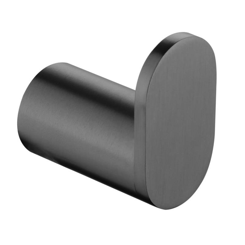 Add a touch of elegance with the RUSHY Stainless Steel Robe Hook in Gunmetal Dark Grey. This durable hook is perfect for robes and towels. Buy now!-Robe Hook-Ezymall AU