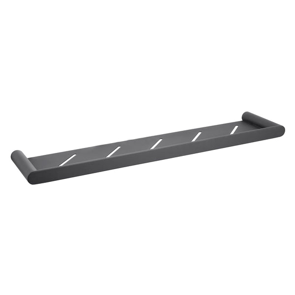 Upgrade your space with the RUSHY Stainless Steel Shelf in Black. Durable and stylish, this shelf offers a sleek storage solution for any room. Shop now!-Shelf-Ezymall AU