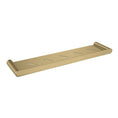 Load image into Gallery viewer, Organize your bathroom essentials with the RUSHY Stainless Steel Shelf in Brushed Brass Gold. This stylish and durable shelf adds a touch of luxury.-Shelf-Ezymall AU
