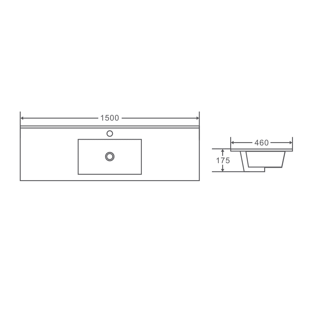 Upgrade your bathroom with the Seattle 1500mm Wall Hung Vanity. Generous storage, flexible basin options and premium top selections.-Vanity-Cabinet Only-Ezymall AU