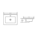 Load image into Gallery viewer, Upgrade your bathroom with the Seattle 600mm Wall Hung Vanity. Matt White finish, two-door storage and premium top options available.-Vanity-Cabinet Only-Ezymall AU
