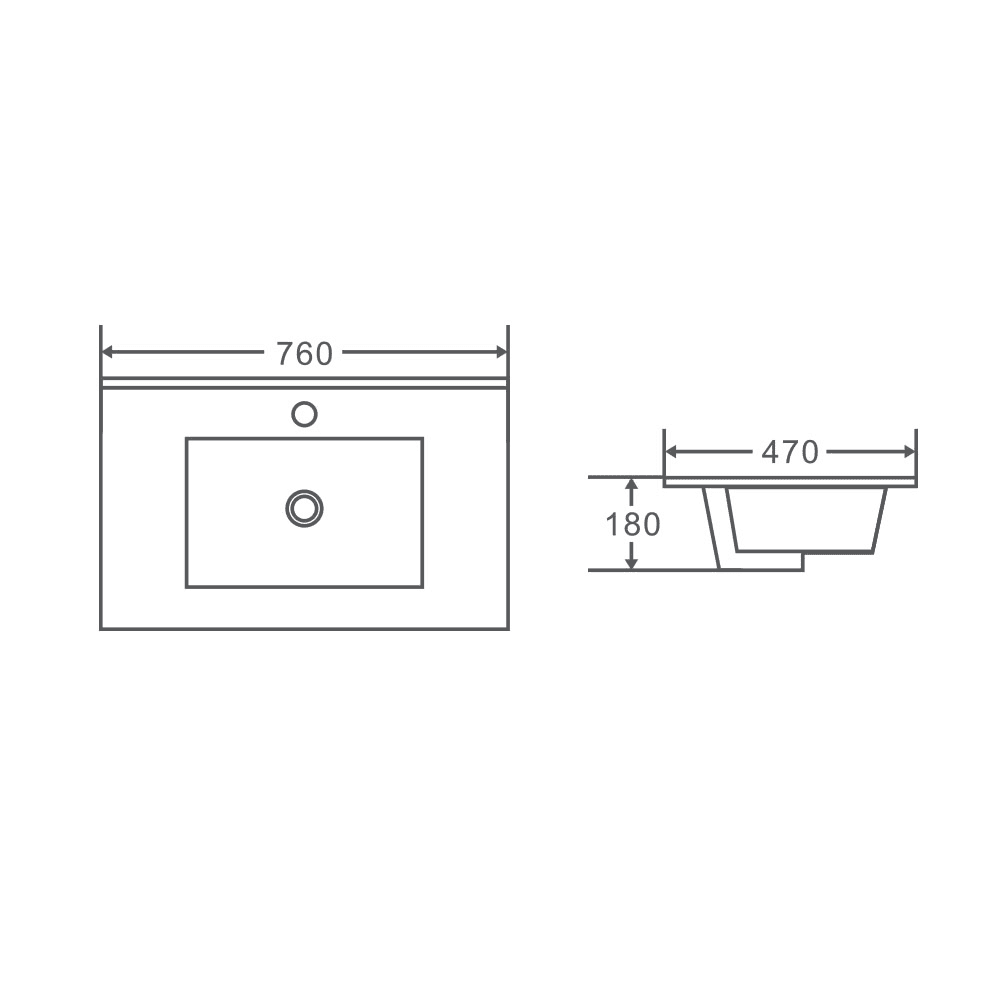 Upgrade your bathroom with the Seattle 750mm Wall Hung Vanity. Matt White finish, soft-close drawers and premium top options available.-Vanity-Cabinet Only-Ezymall AU