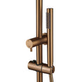 Load image into Gallery viewer, Solid brass 10 shower station brushed copper – view 3
