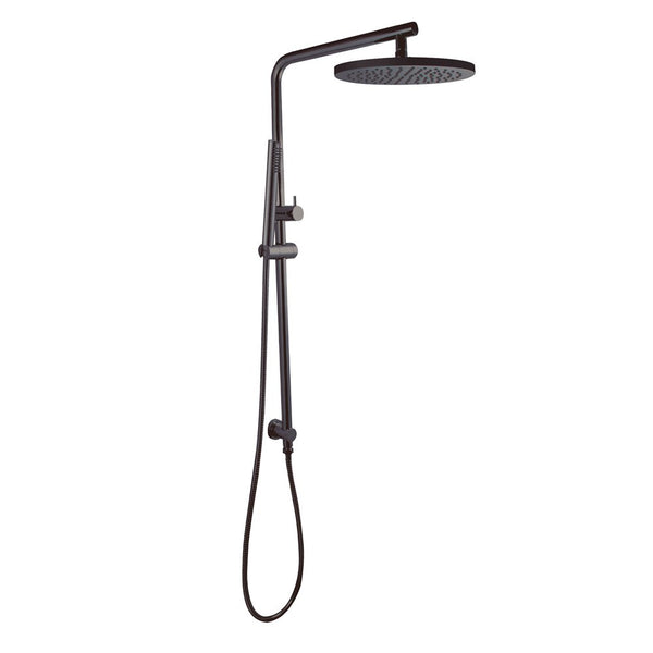 Experience luxury with this solid brass 10" shower station in gunmetal dark grey. Elevate your shower. Fast shipping Australia wide at Ezymall, your one-stop shop.-Shower Station-Ezymall AU