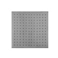 Load image into Gallery viewer, Upgrade your shower with our Solid Brass 250mm Shower Head in square brushed nickel silver. This durable and stylish shower head provides a modern look and a relaxing shower experience.-Shower Head-Ezymall AU

