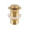 Load image into Gallery viewer, Get this solid brass basin pop up waste without overflow (32/40mm) in brushed brass gold. Durable, stylish, and easy to install. Perfect for any modern bathroom. Shop now!-Sink Waste-Ezymall AU
