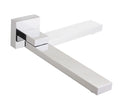 Load image into Gallery viewer, Upgrade your basin or bath with our Solid Brass Swivel Wall Spout in Brushed Nickel Silver. Durable, stylish, and functional. Shop now for a modern touch!-Swivel Spout-Ezymall AU
