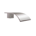Load image into Gallery viewer, Enhance your bathroom with this solid brass waterfall spout in brushed nickel silver. Its sleek design adds a modern touch to any basin or bath. Durable and easy to install.-Waterfall Spout-Ezymall AU
