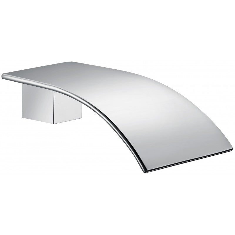 Enhance your bathroom with this Solid Brass Basin/Bath Waterfall Spout in Chrome Silver. Modern design, durable construction. Fast shipping across Australia!-Waterfall Spout-Ezymall AU