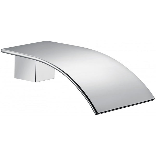 Enhance your bathroom with this Solid Brass Basin/Bath Waterfall Spout in Chrome Silver. Modern design, durable construction. Fast shipping across Australia!-Waterfall Spout-Ezymall AU