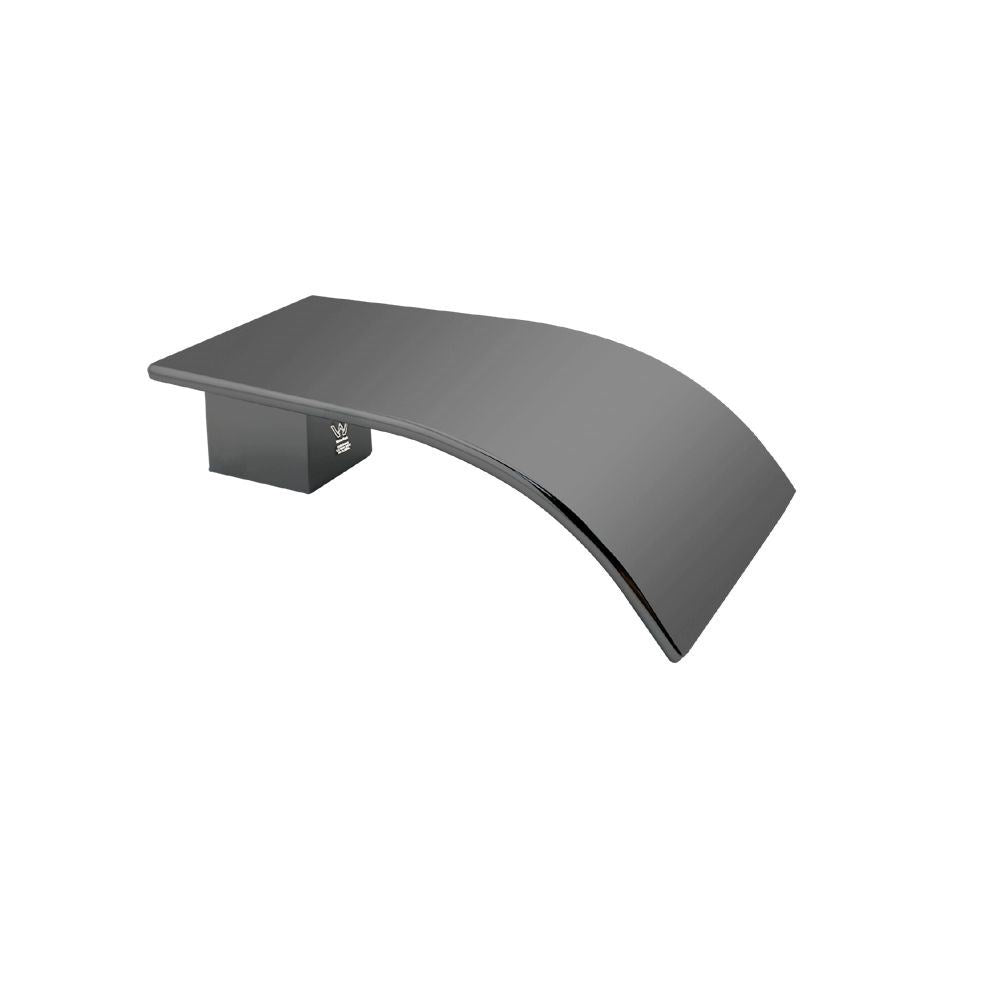 Upgrade your basin or bath with our Solid Brass Waterfall Spout in Gunmetal Grey. Durable and stylish, it adds a modern touch to any bathroom.-Waterfall Spout-Ezymall AU