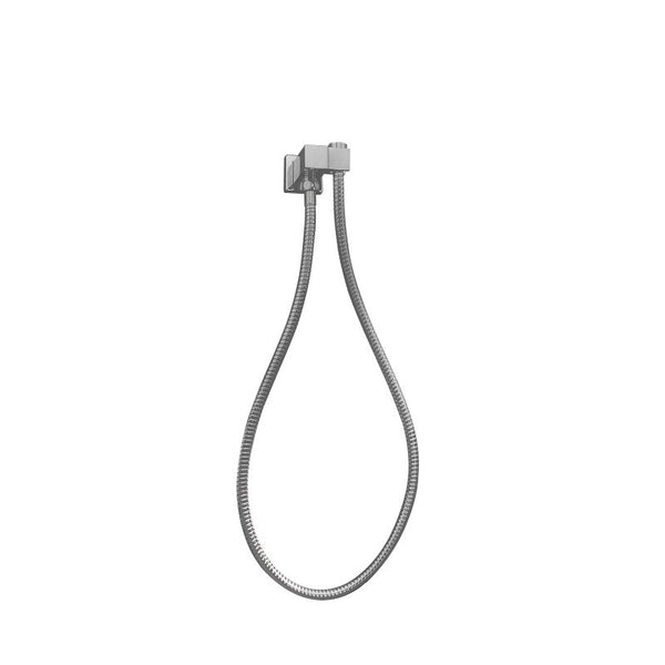 Get the Fixed Handheld Shower Rail Square in Brushed Nickel Silver. Made with Stainless Steel & Solid Brass. Shop now at Ezymall for quality bathroom fixtures!-Shower Rail-Ezymall AU