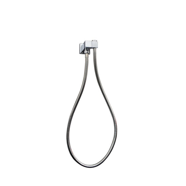 Get the Fixed Handheld Shower Rail Square in Chrome Silver. Made with Stainless Steel & Solid Brass. Shop now at Ezymall for quality bathroom fixtures!-Shower Rail-Ezymall AU