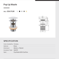 Load image into Gallery viewer, Get a Solid Brass Mushroom Basin Pop Up Waste with Overflow (32/40mm) in Black. Durable, stylish, and easy to install. Perfect for modern bathrooms. Buy now!-Sink Waste-Ezymall AU
