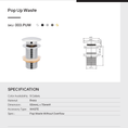 Load image into Gallery viewer, Upgrade your basin with our Solid Brass Mushroom Pop Up Waste in Black. Designed without overflow 32/40mm for a sleek look. Shop now for durability and style.-Sink Waste-Ezymall AU
