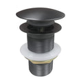 Load image into Gallery viewer, Enhance your basin with our Solid Brass Mushroom Pop Up Waste. Designed without overflow and a 32/40mm size, this gunmetal grey waste combines durability with a modern aesthetic. Perfect for any contemporary bathroom.-Sink Waste-Ezymall AU
