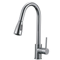 Load image into Gallery viewer, Get a Solid Brass Pull Out Kitchen Mixer in Chrome Silver with 2 Water Flow Patterns. Durable, stylish, and easy to use. Perfect for modern kitchens. Buy now!-Kitchen Mixer-Ezymall AU
