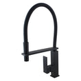 Load image into Gallery viewer, Modernize your kitchen with our Solid Brass Pull Out Square Kitchen Mixer in Black. Durable, sleek, and easy to install. Order now for fast Australia-wide delivery.-Kitchen Mixer-Ezymall AU
