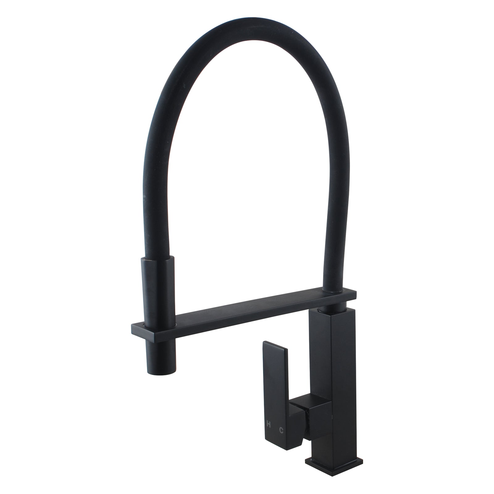 Modernize your kitchen with our Solid Brass Pull Out Square Kitchen Mixer in Black. Durable, sleek, and easy to install. Order now for fast Australia-wide delivery.-Kitchen Mixer-Ezymall AU