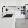 Load image into Gallery viewer, Upgrade your kitchen with our Solid Brass Pull Out Square Kitchen Mixer in Chrome Silver. Durable, stylish, and easy to install. Fast shipping across Australia.-Kitchen Mixer-Ezymall AU

