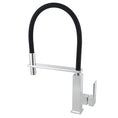 Load image into Gallery viewer, Upgrade your kitchen with our Solid Brass Pull Out Square Kitchen Mixer in Chrome Silver. Durable, stylish, and easy to install. Fast shipping across Australia.-Kitchen Mixer-Ezymall AU
