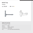 Load image into Gallery viewer, Upgrade your bathroom with this Solid Brass Round Bottle Trap in Black. Durable, stylish, and easy to install. Perfect for modern bathrooms. Shop at Ezymall today!-Bottle Trap-Ezymall AU
