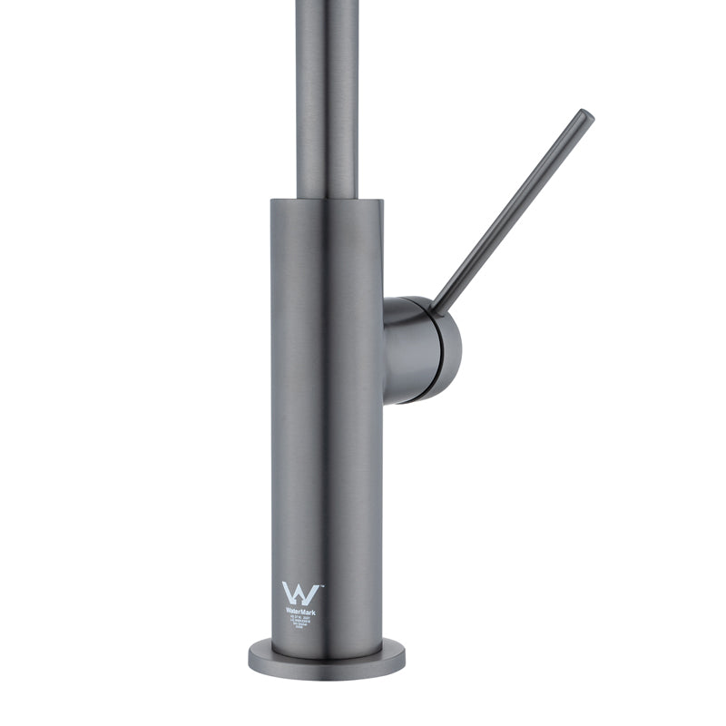 Water-efficient standard kitchen mixer with 360° swivel spout, 6 Star WELS rating, premium SEDAL cartridge, and 15-year warranty.-Kitchen Mixer-Ezymall AU
