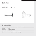 Load image into Gallery viewer, Enhance your bathroom with a Solid Brass Square Bottle Trap in Gunmetal Grey. Durable, stylish, and easy to install. Perfect for contemporary bathrooms. Order now!-Bottle Trap-Ezymall AU

