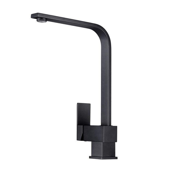 Upgrade your kitchen with our Solid Brass Standard Square Kitchen Mixer in Black. Stylish, durable, and easy to use. Perfect for any modern kitchen. Order now!-Kitchen Mixer-Ezymall AU