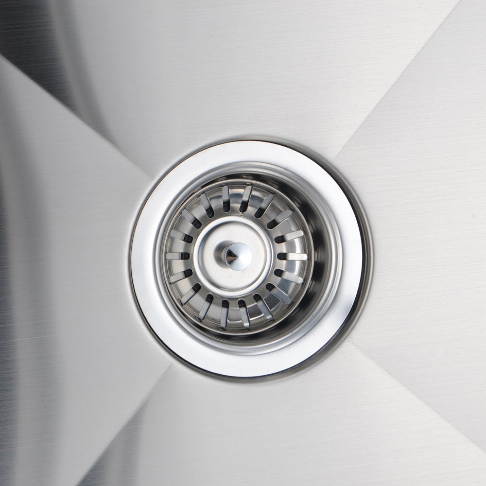Upgrade your kitchen with our Stainless Steel 1 & 1/2 Bowl Kitchen Sink in Chrome Silver. Durable, stylish, and easy to clean. Perfect for any modern home!-Kitchen Sink-Ezymall AU