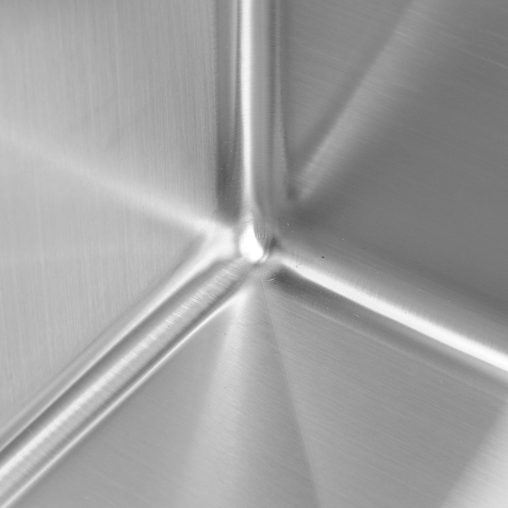 Upgrade your kitchen with our Stainless Steel 1 & 1/2 Bowl Kitchen Sink in Chrome Silver. Durable, stylish, and easy to clean. Perfect for any modern home!-Kitchen Sink-Ezymall AU