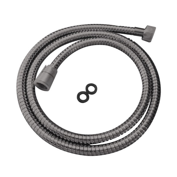 Get the durable Stainless Steel 1500mm Water Inlet/Outlet Shower Hose in gunmetal grey. High-quality, flexible, and easy to install. Shop now at Ezymall!-Shower Hose-Ezymall AU