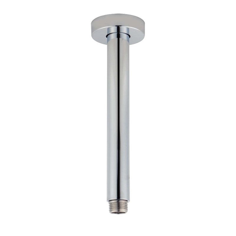 Enhance your shower with our 200mm round ceiling shower arm in brushed nickel silver. Made from stainless steel, it offers durability and a modern look.-Shower Arm-Ezymall AU