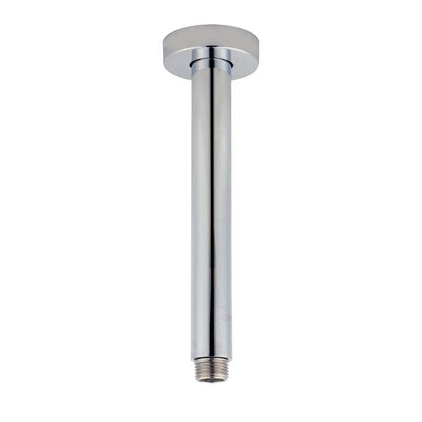 Enhance your shower with our 200mm round ceiling shower arm in brushed nickel silver. Made from stainless steel, it offers durability and a modern look.-Shower Arm-Ezymall AU
