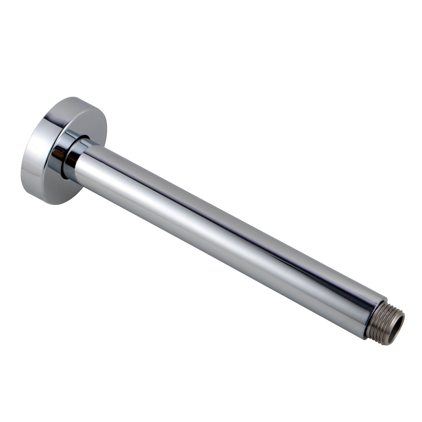 Enhance your shower with our 200mm round ceiling shower arm in chrome silver. Made from stainless steel, it offers durability and a modern look. Easy to install.-Shower Arm-Ezymall AU